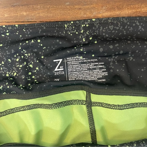 Zella Black and Yellow Performance Leggings 2X - Picture 8 of 9